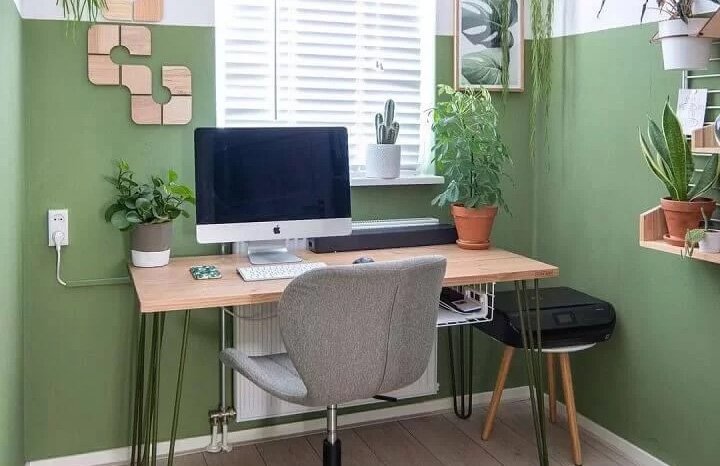 Cores para um home office produtivo