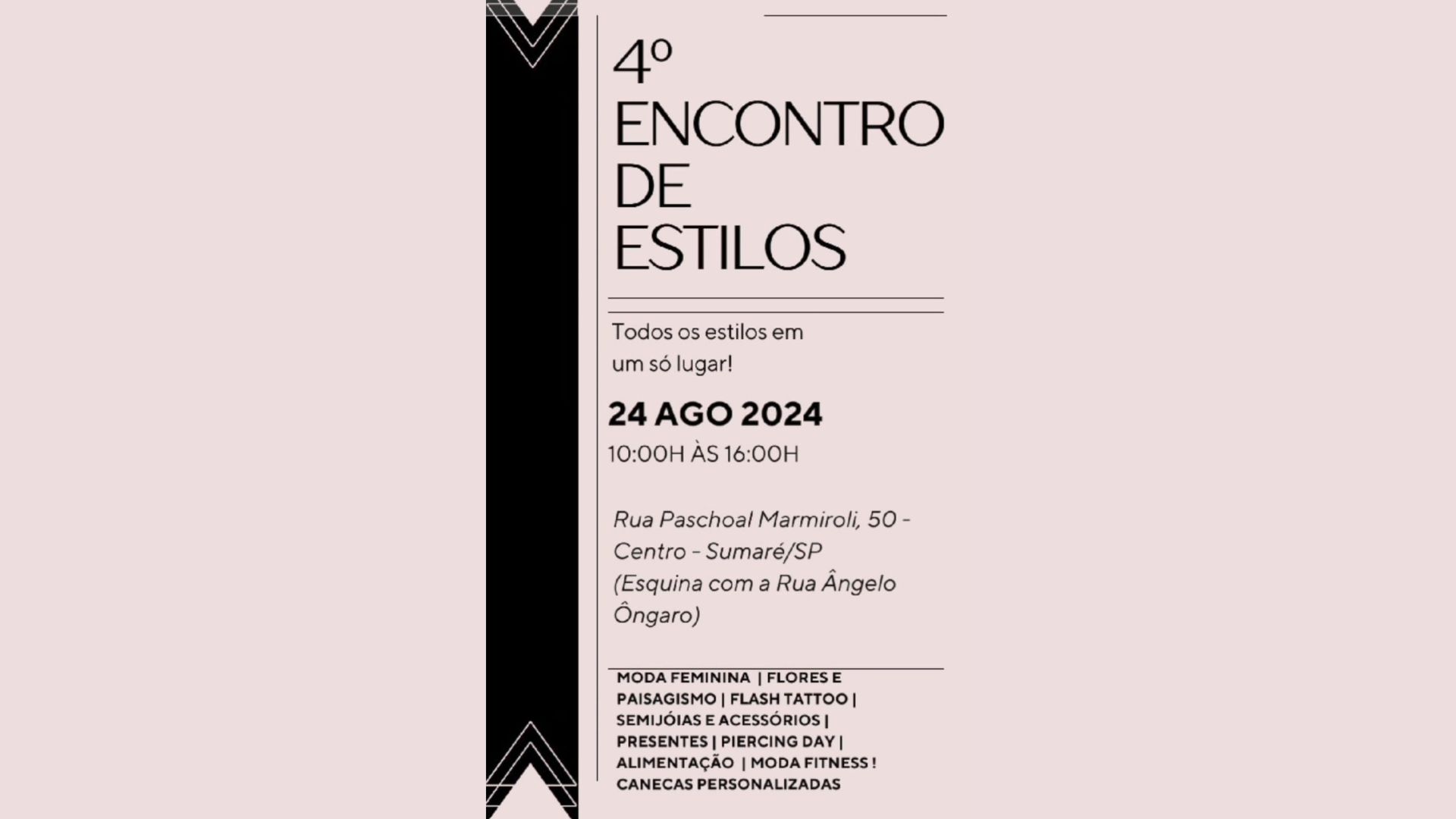 4º Encontro de Estilos acontece neste final de semana e reúne o melhor da moda e da arte na região