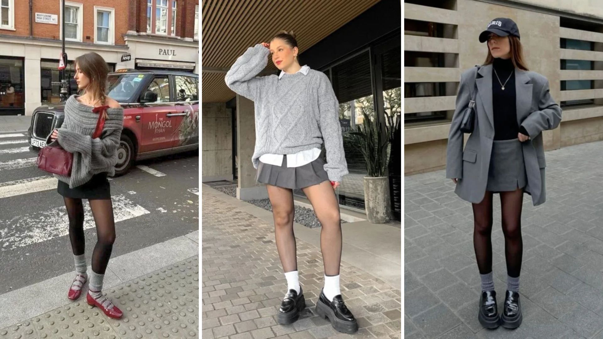 Look com meia-calça é tendência: algumas opções para testar