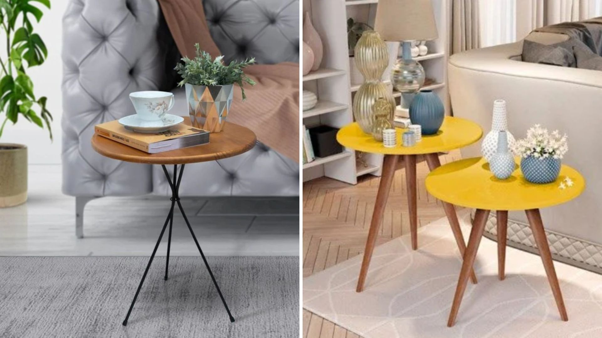 Mesa de canto para sala de estar: 5 dicas para inserir o elemento em casa
