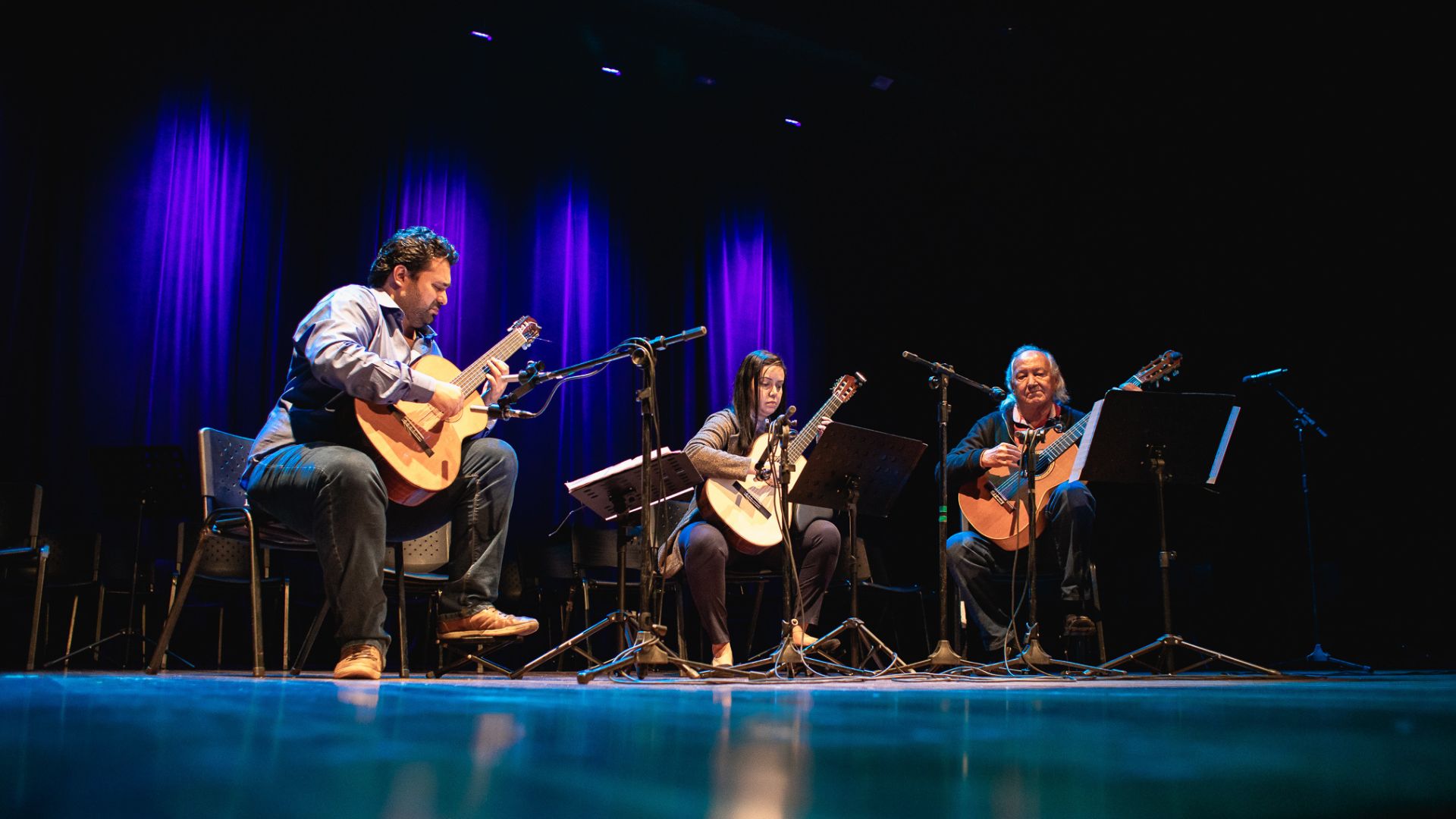 Violões Artes Trio encanta Campinas com concerto gratuito no Conservatório Carlos Gomes