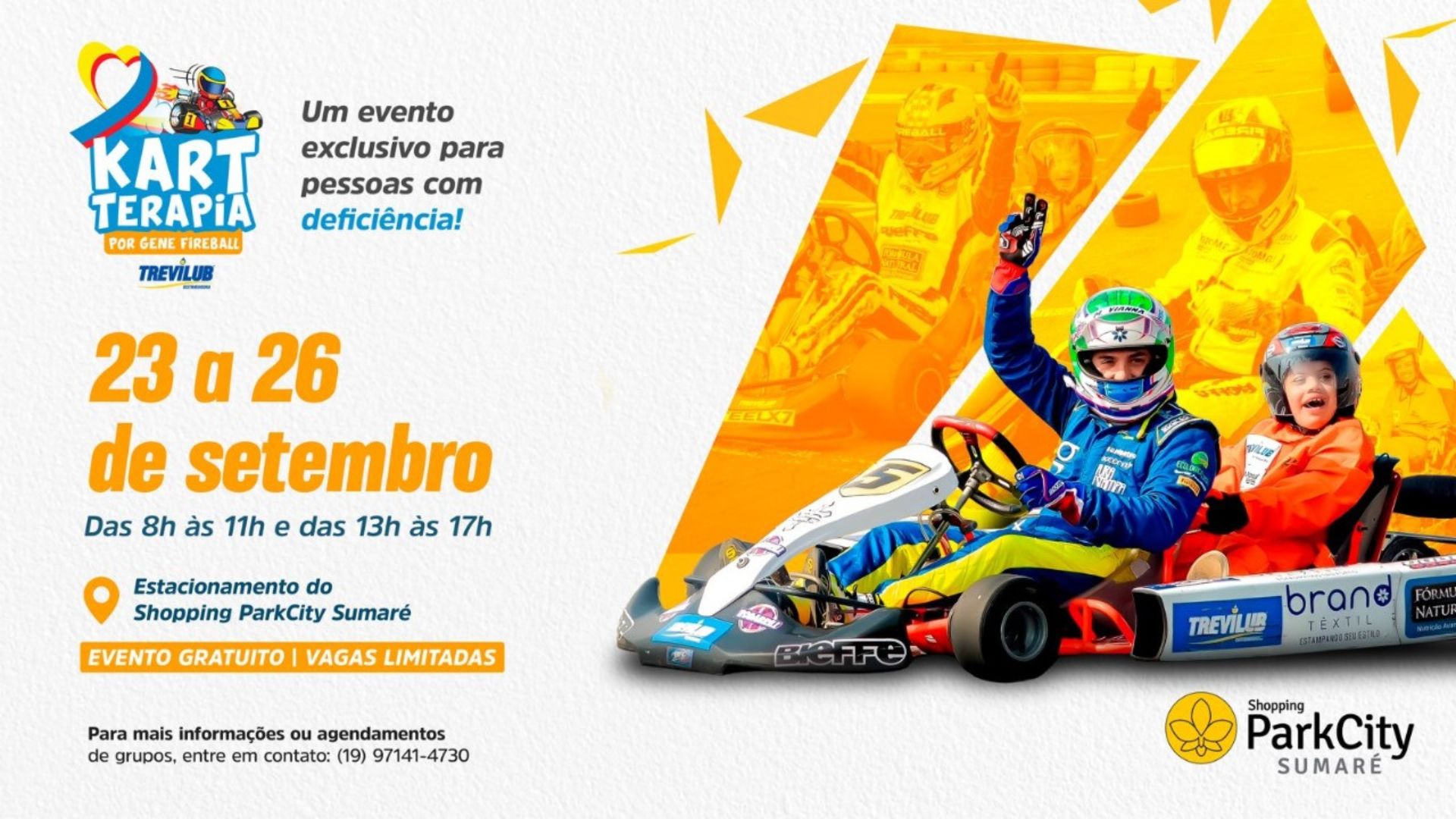 Shopping ParkCity Sumaré promove Kart Terapia