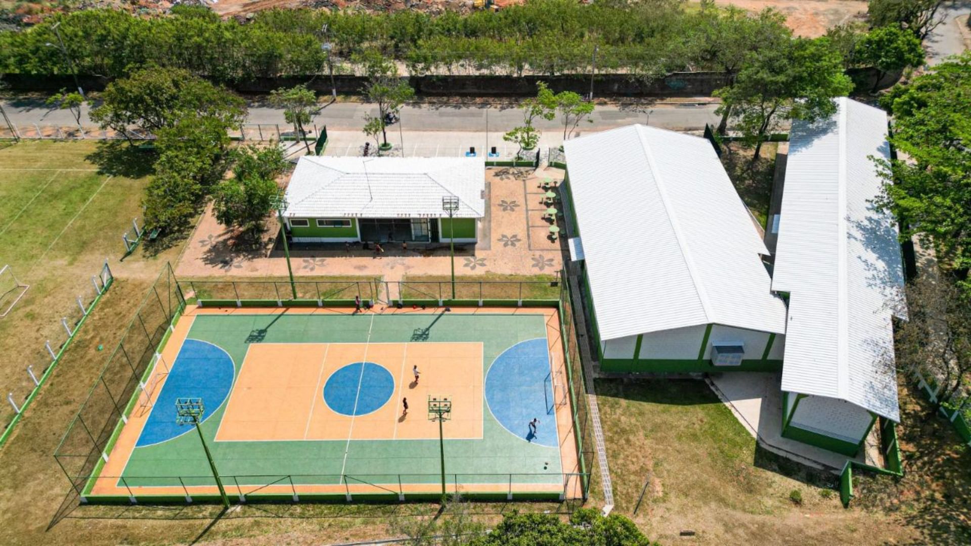 Praça de Esportes Irmãos Vedovello é Revitalizada pela Prefeitura de Paulínia