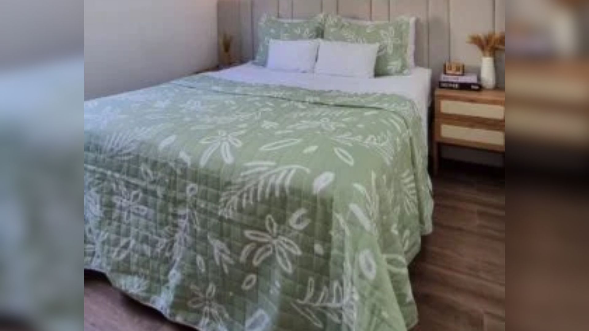 Cama Posta Verde: Frescor e Aconchego para Seu Quarto