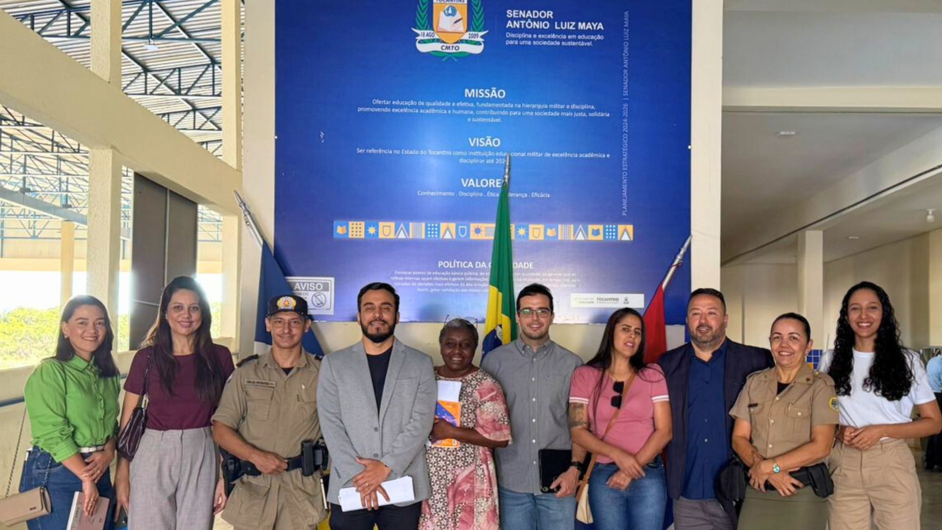 Educação de Sumaré visita escolas cívico-militares no Tocantins para aprimorar modelo local