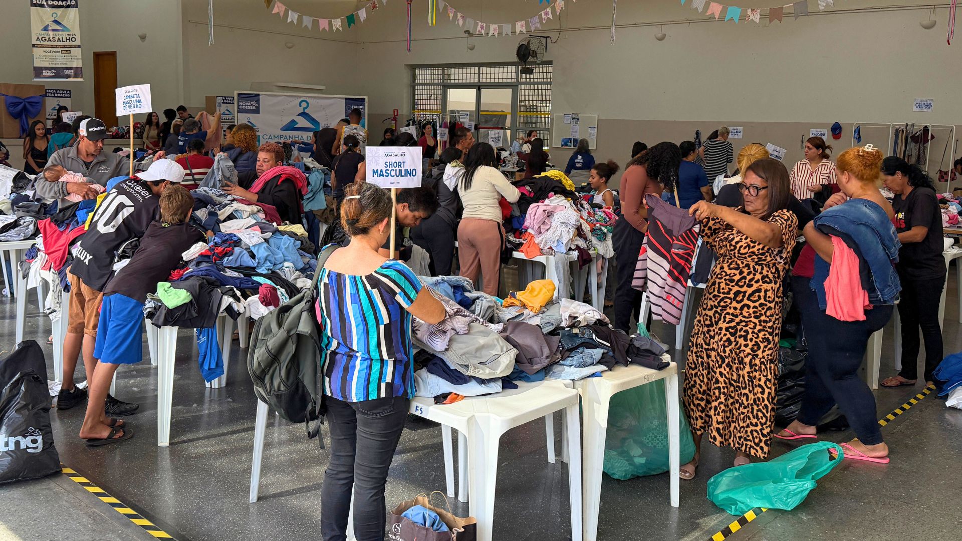Campanha do Agasalho em Nova Odessa atende 490 famílias com 4.400 peças doadas