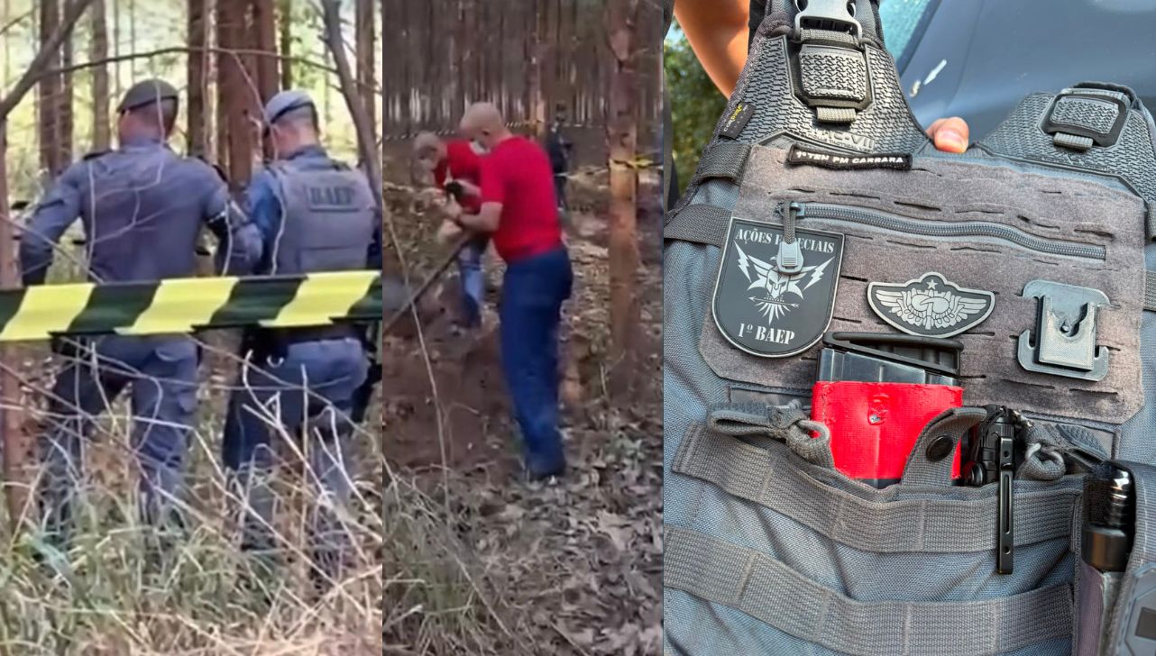Polícia encontra corpos em área de mata e investiga possível cemitério clandestino em Monte Mor