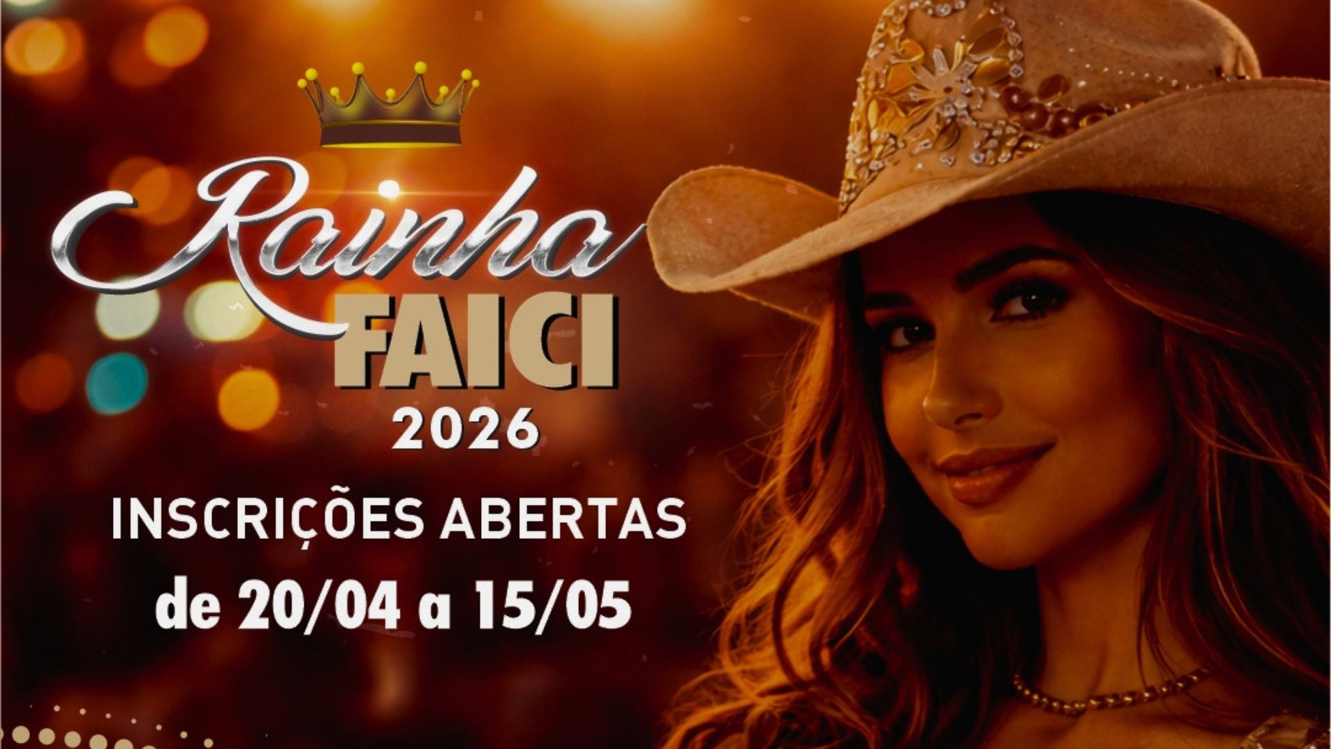 Seletiva do concurso Rainha FAICI 2026 acontece neste sábado em Indaiatuba