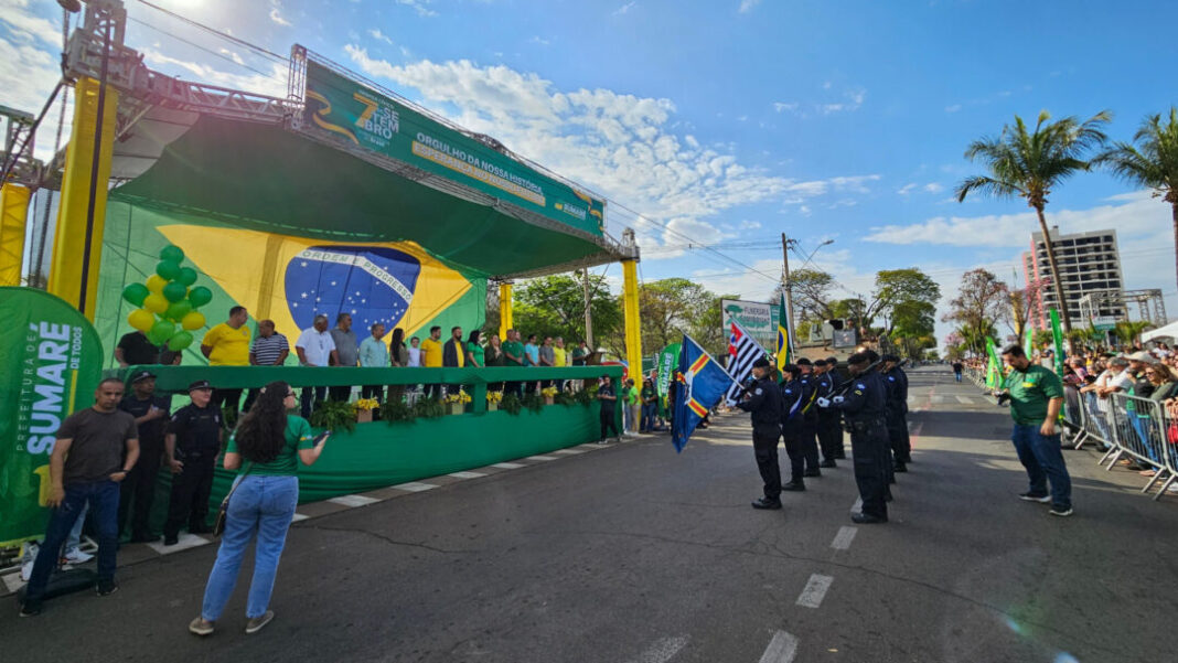 Sumaré realiza tradicional Desfile de 7 de Setembro na Avenida Rebouças com foco em paz e inclusão