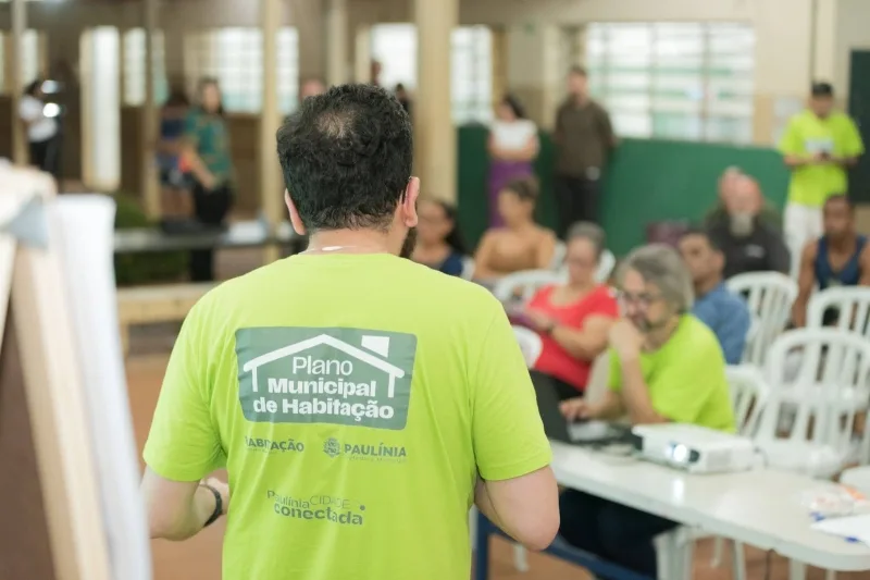 Reunião e apresentação técnica de dados do Plano Municipal de Habitação de Paulínia