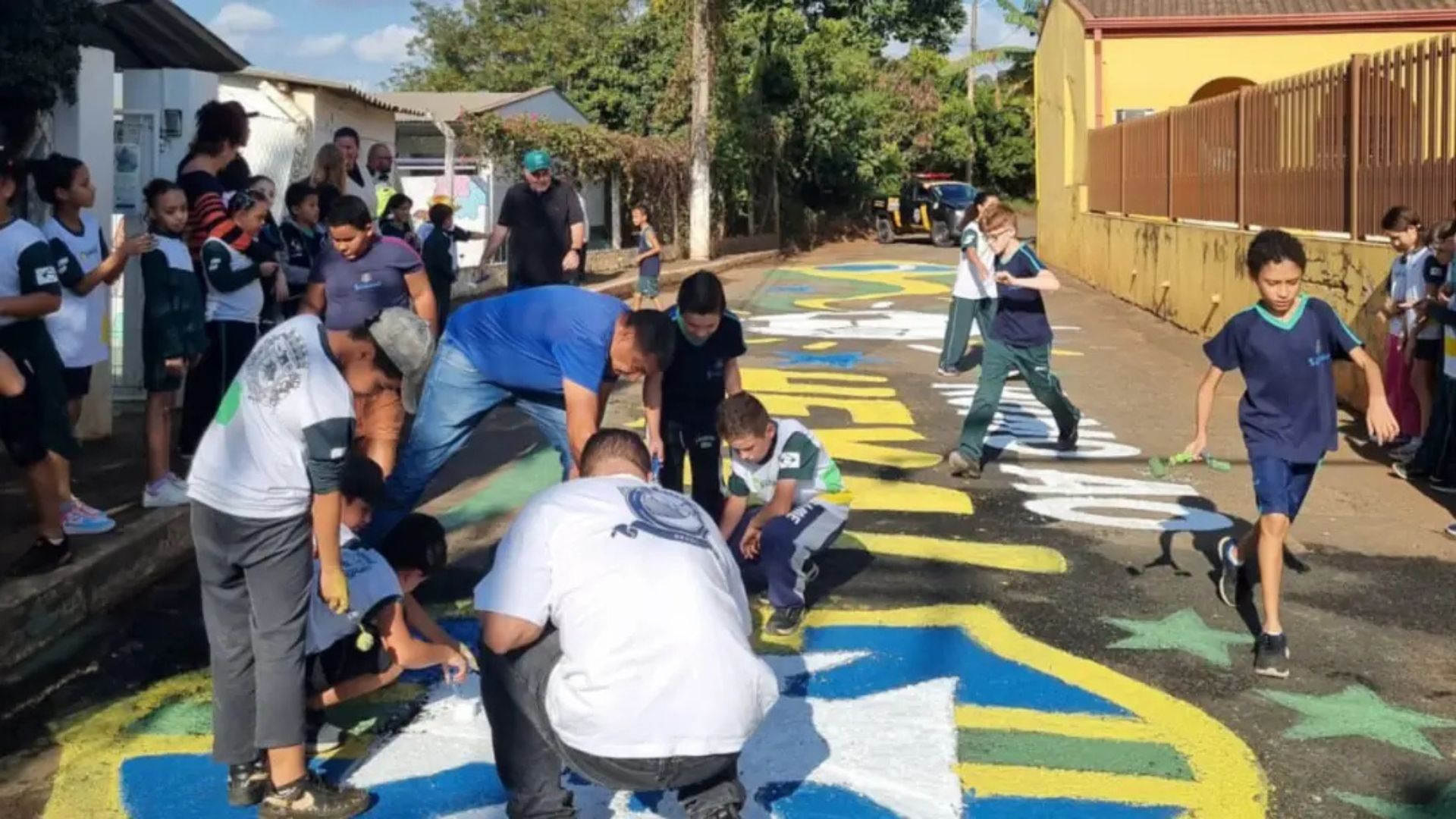 Pinturas em Sumaré e Hortolândia resgatam clima de Copa do Mundo