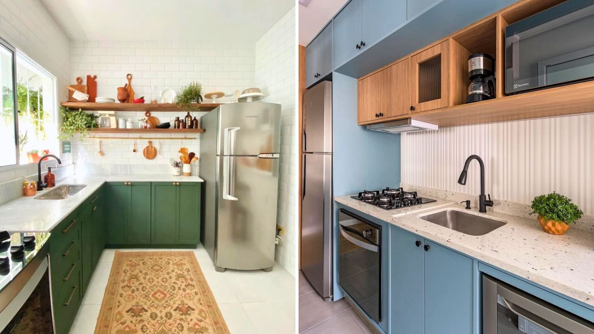 Verde, azul e laranja aparecem como apostas para cozinhas em 2026