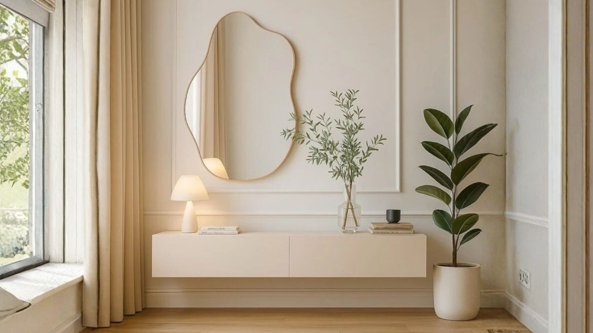 Aparador com espelho: combinação clássica que transforma a decoração
