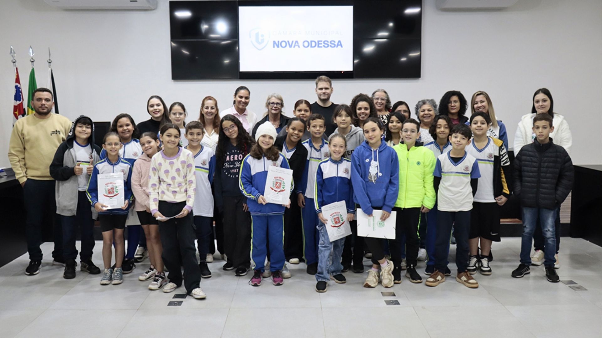 Mesa Diretora dos vereadores estudantes é eleita em Nova Odessa