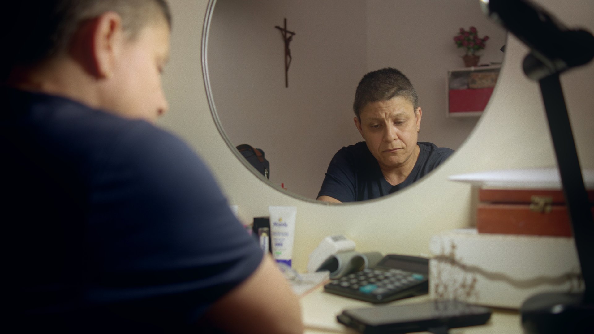 Cena do curta-metragem Quem Ficou Fui Eu, exibido no Festival Cine Inclusão em Campinas