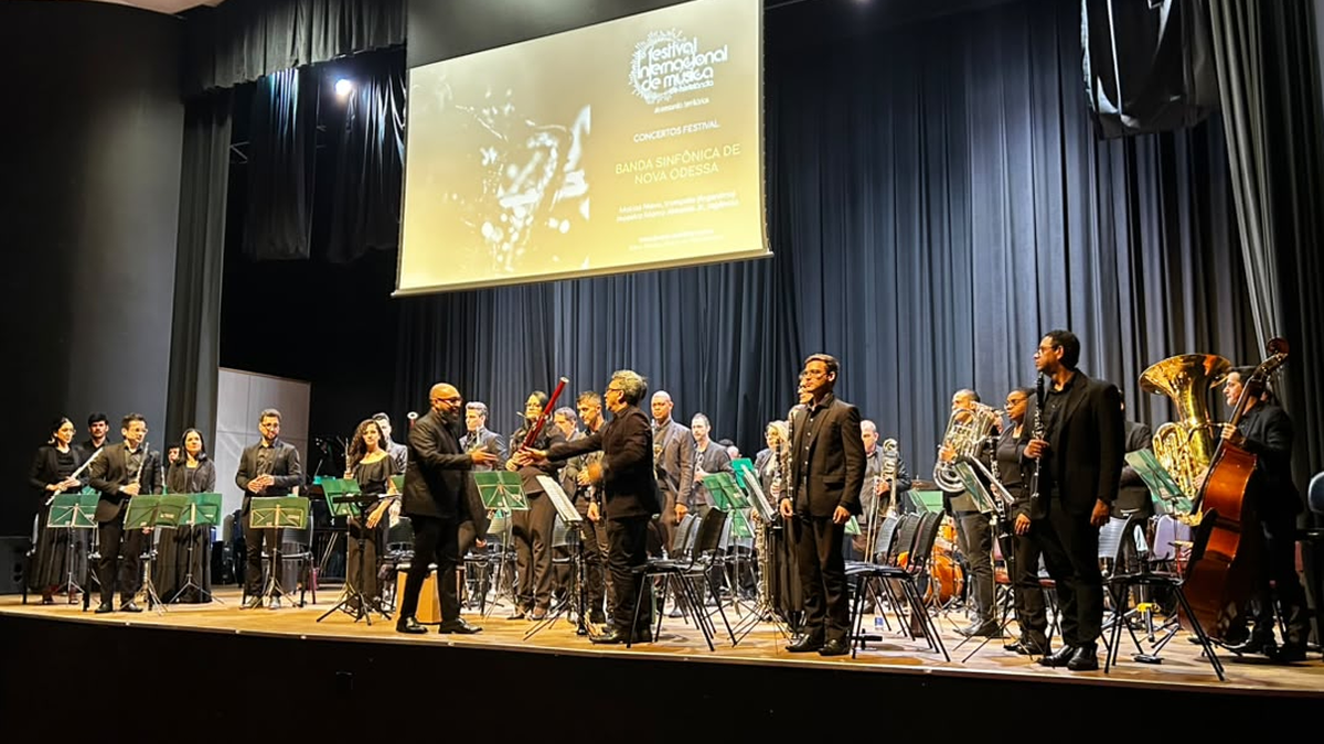 Banda Sinfônica de Nova Odessa apresenta repertório latino-americano em festival de Hortolândia
