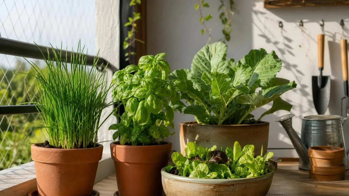 Horta em casa: veja como cultivar temperos e folhas frescas em pequenos vasos