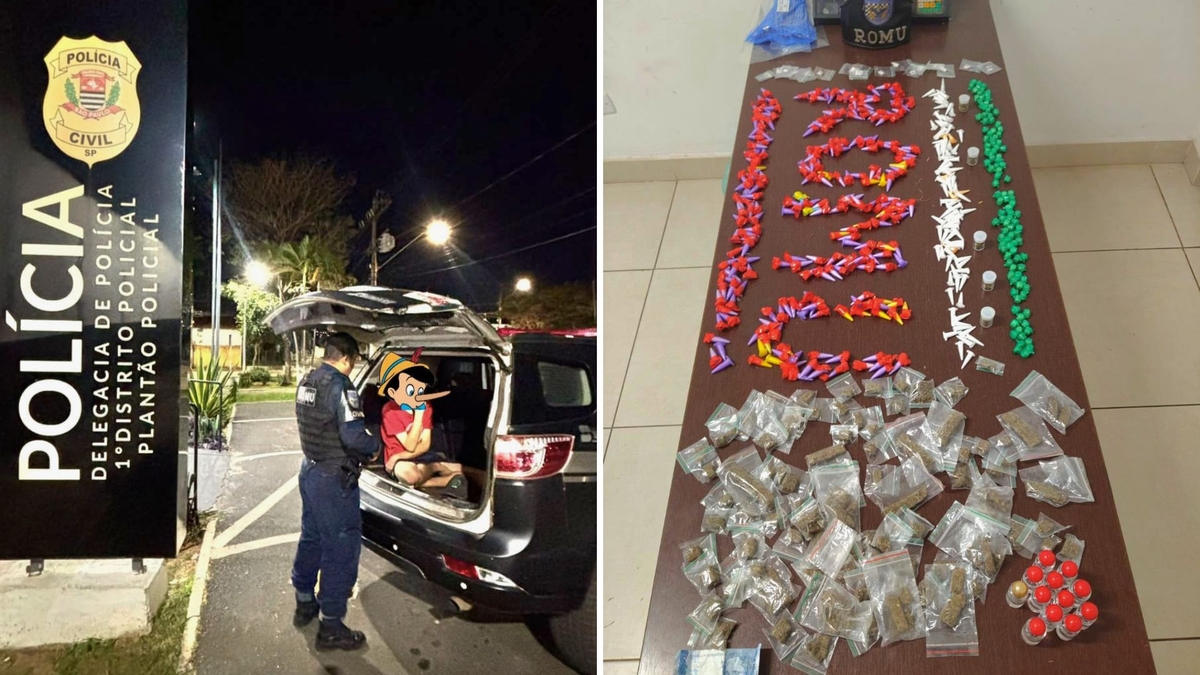 ROMU apreende 548 porções de drogas e prende suspeito por tráfico em Sumaré