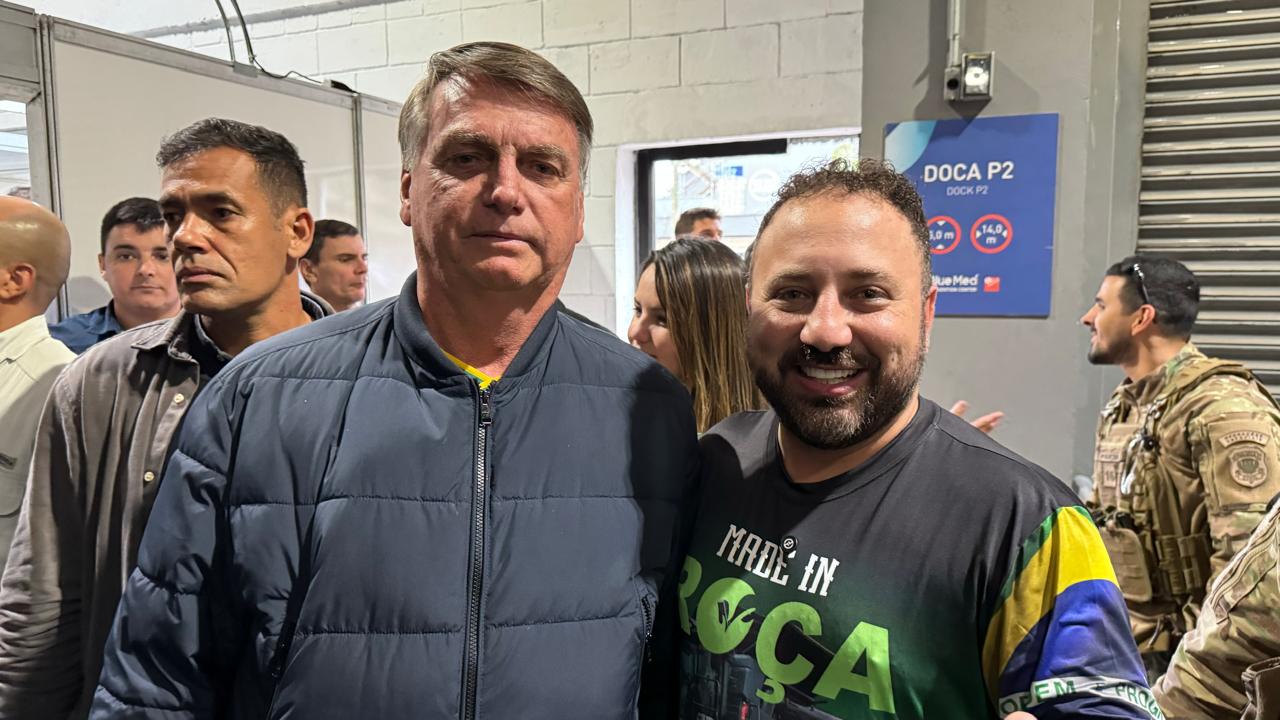 Vice-Prefeito Henrique do Paraíso acompanha Jair Bolsonaro em agendas