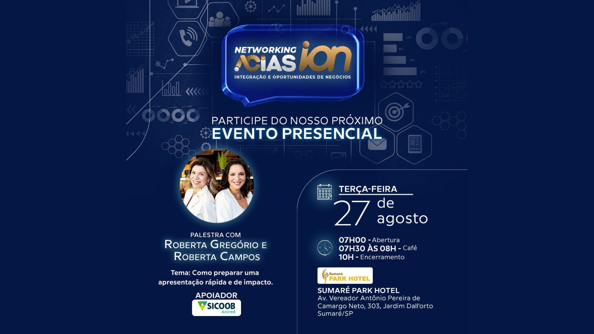 ACIAS Promove Encontro de Networking na Região de Nova Veneza, Jardim Dall'Orto e Maria Antônia