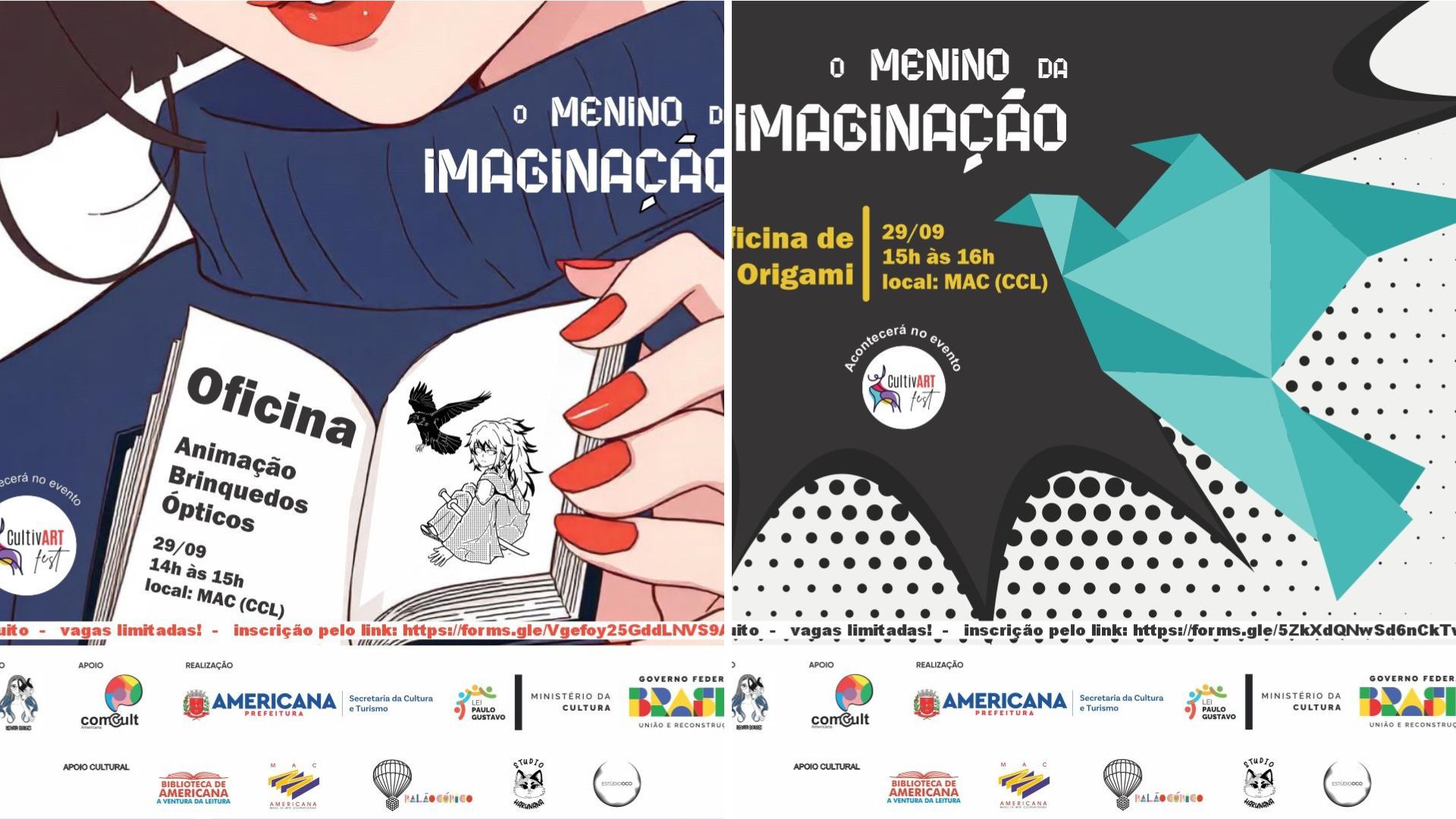 Criatividade em Dobras e Movimentos: Oficinas Gratuitas para Crianças no CultivArt Fest