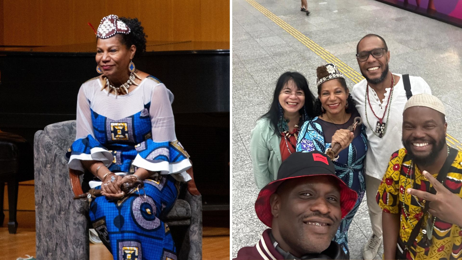 Feijoada Beneficente com a Rainha Diambi Kabatusuila do Congo em Paulínia