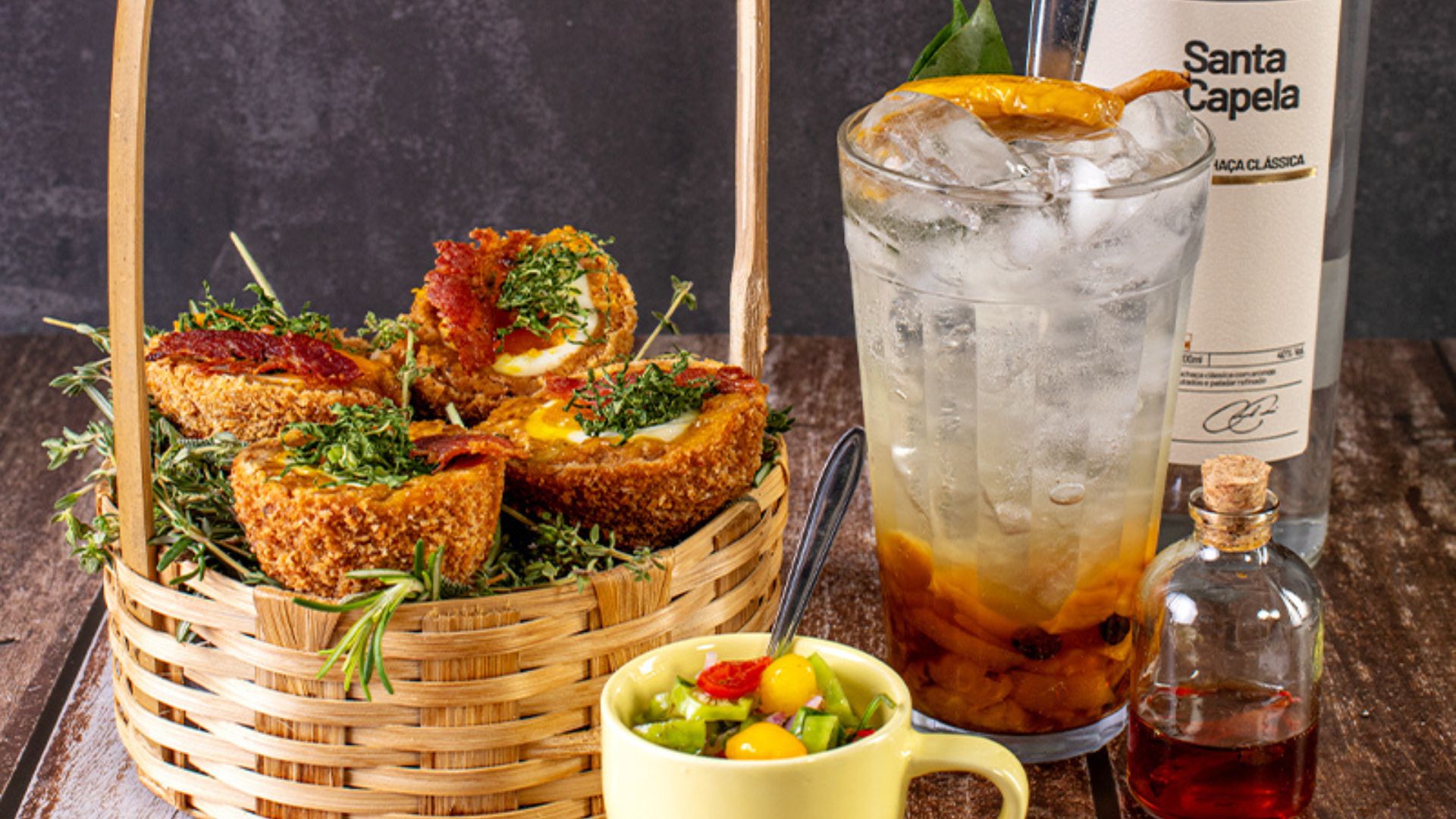 Virado à Bolovo é o Petisco do Banana Café no Festival Bar em Bar de Campinas