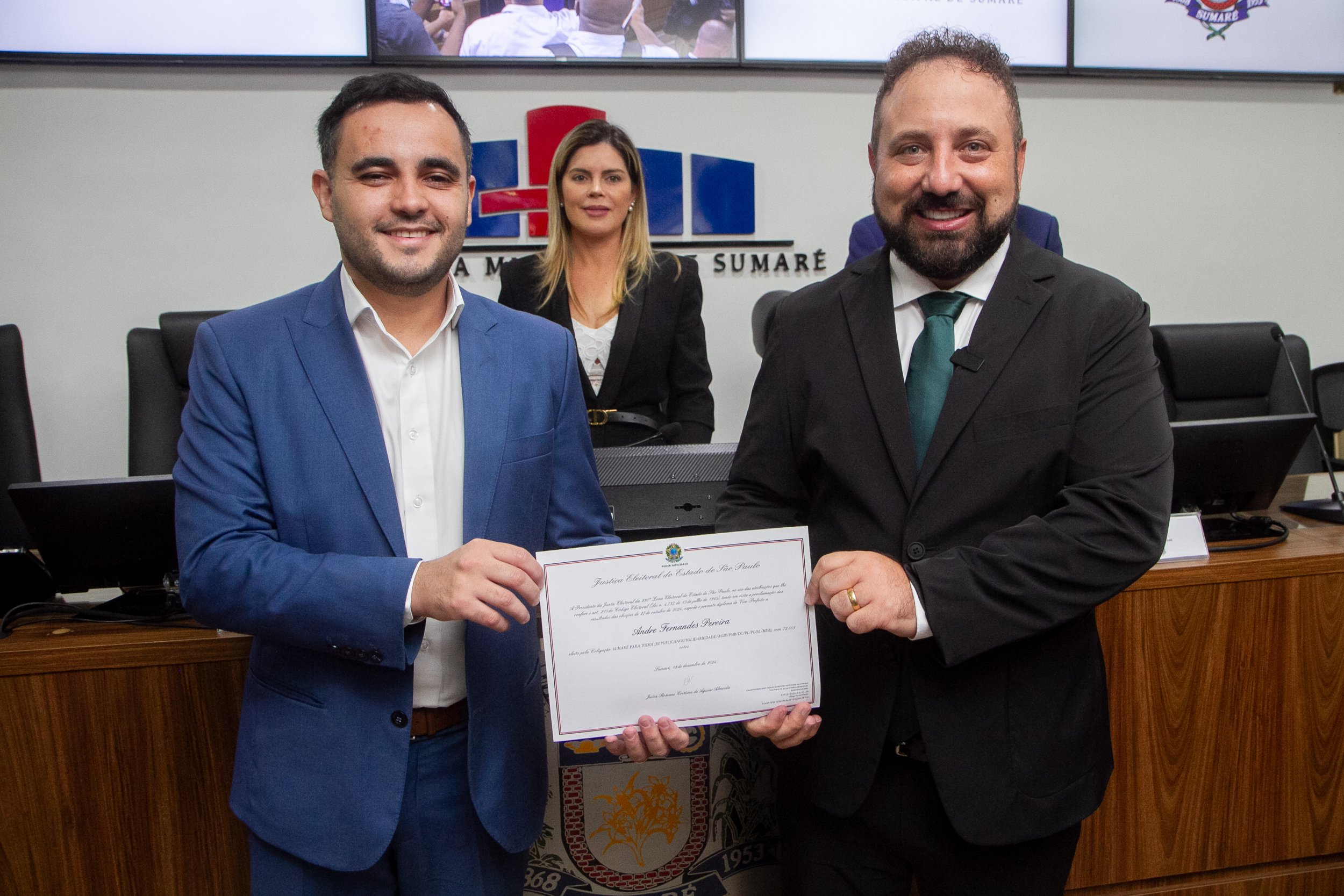 Diplomação de Henrique do Paraíso e Vereadores Eleitos em Sumaré