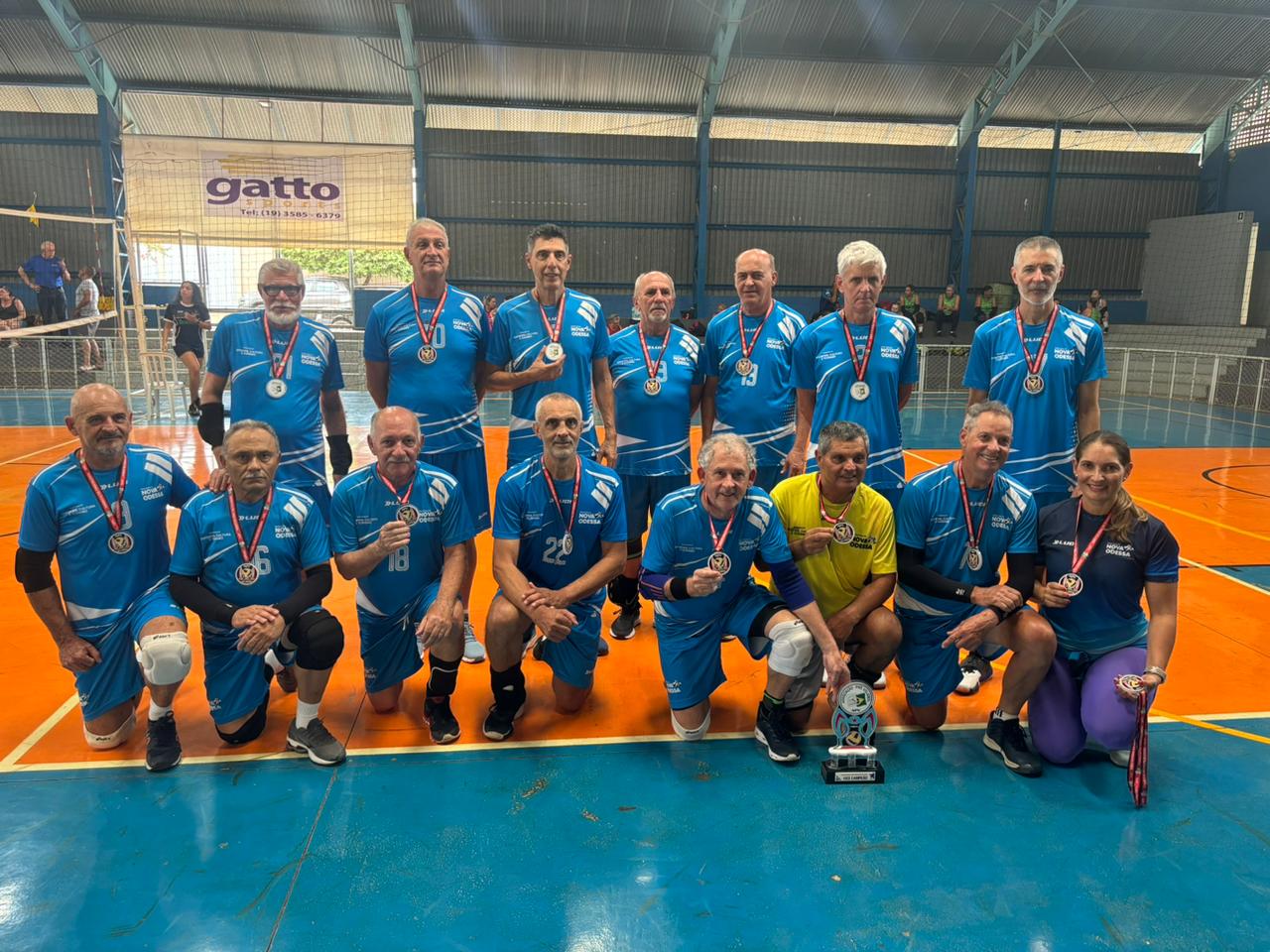 Vôlei da Melhor Idade da Prefeitura de Nova Odessa Brilha em Campeonatos Regionais em 2024