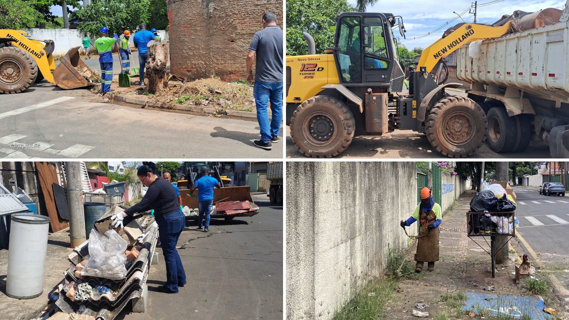 Prefeitura de Nova Odessa orienta uso de caçambas para destinação de entulho de obras