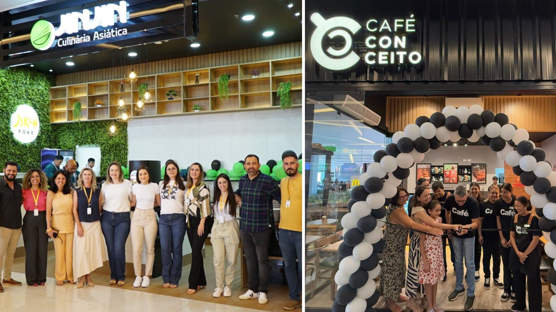 Jin Jin e Café Conceito Inauguram no Shopping ParkCity Sumaré