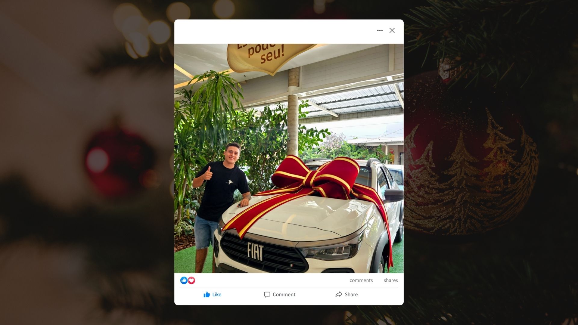 Morador de Sumaré é o ganhador de um carro 0km na campanha de Natal do Shopping ParkCity