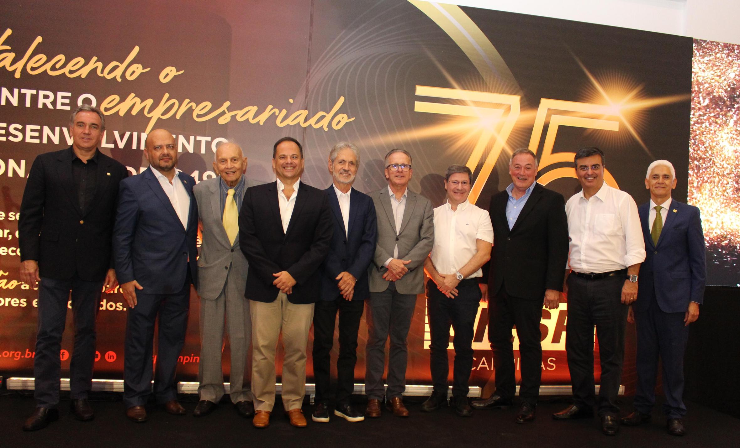 Ciesp-Campinas celebra 75 anos de contribuição ao desenvolvimento econômico