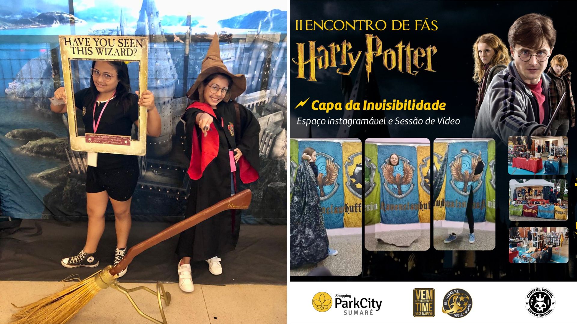 II Encontro de Fãs de Harry Potter acontece neste final de semana no Shopping ParkCity Sumaré