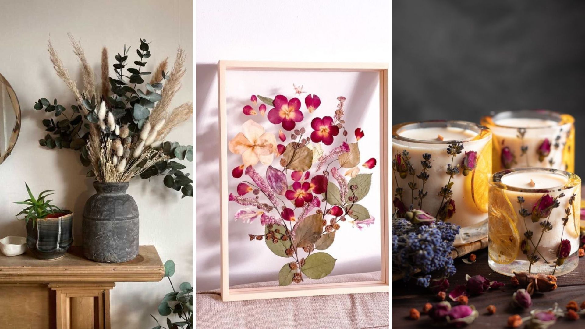 Vantagens das Flores Secas: Beleza Atemporal e Durabilidade na Decoração