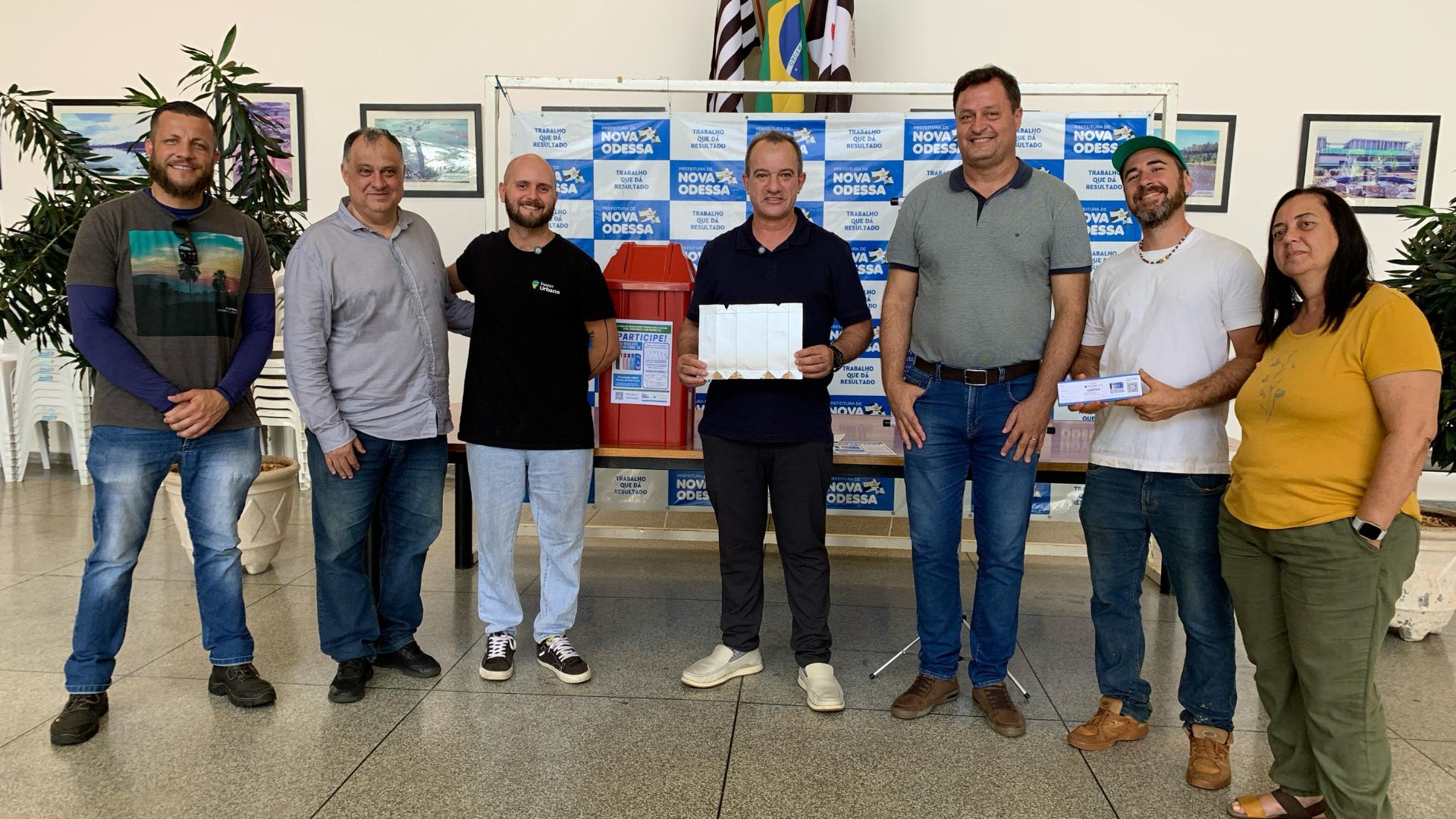 Nova Odessa lança campanha de coleta de embalagens longa vida com sorteio de iPhone 16