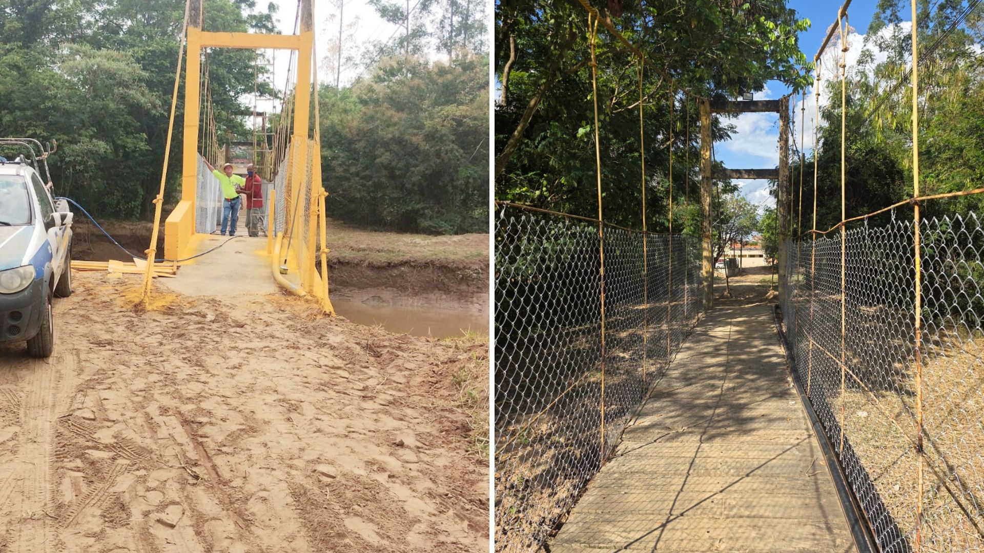 Passarela de Pedestres entre Progresso e Capuavinha é Revitalizada pela Prefeitura de Monte Mor