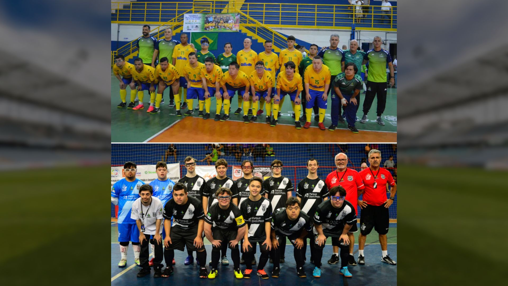 Ponte Preta S21 recebe Seleção Brasileira de Futsal Down em Campinas entre 25 e 27 de abril