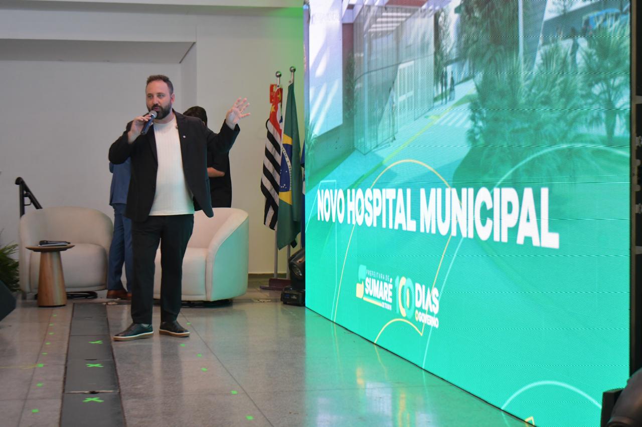 Sumaré: Prefeito Henrique do Paraíso anuncia hospital via PPP, fim da Zona Azul e mais ações em 100 dias