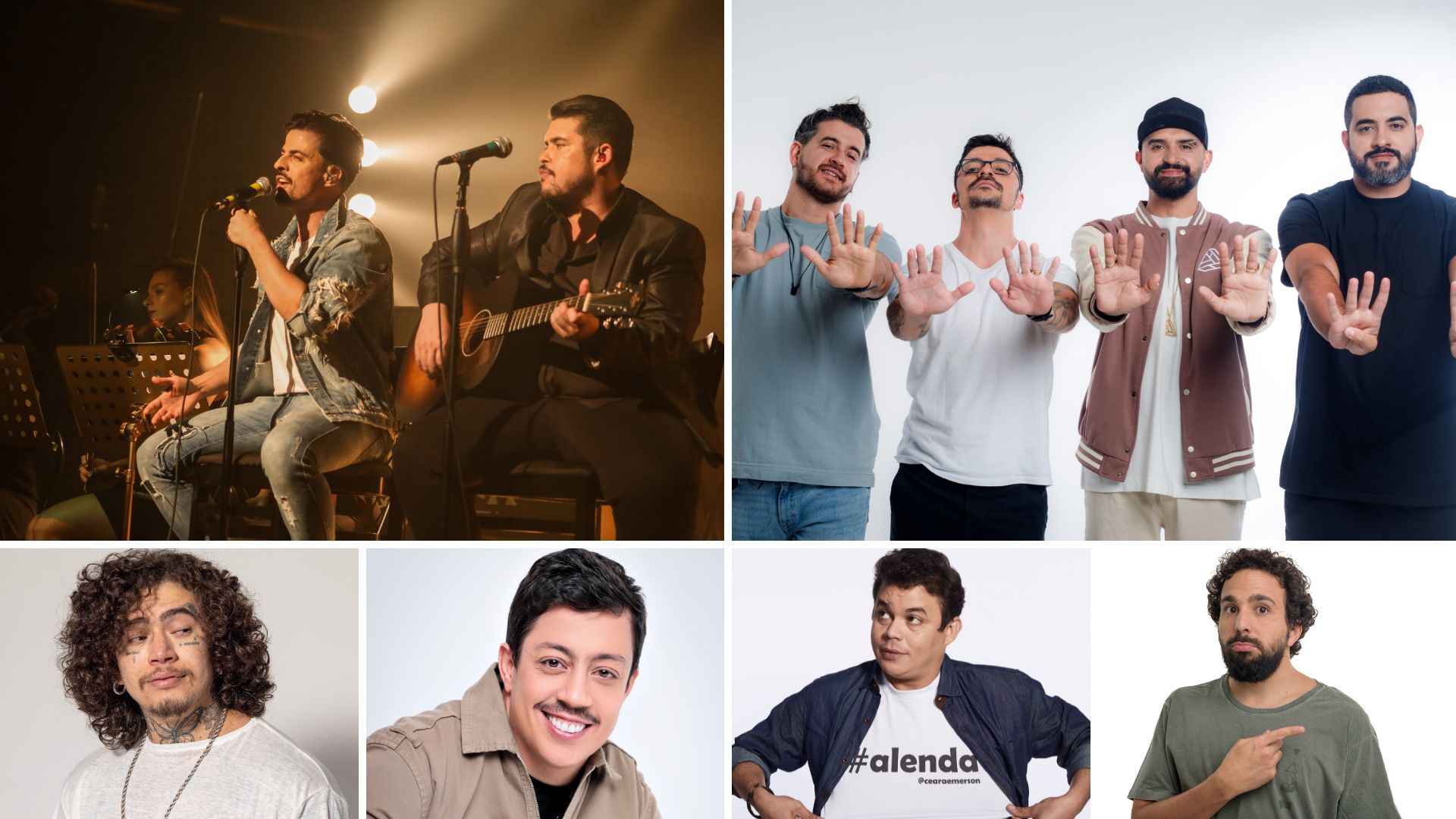 Teatro Oficina: Astros do Humor e Show Acústico em Abril