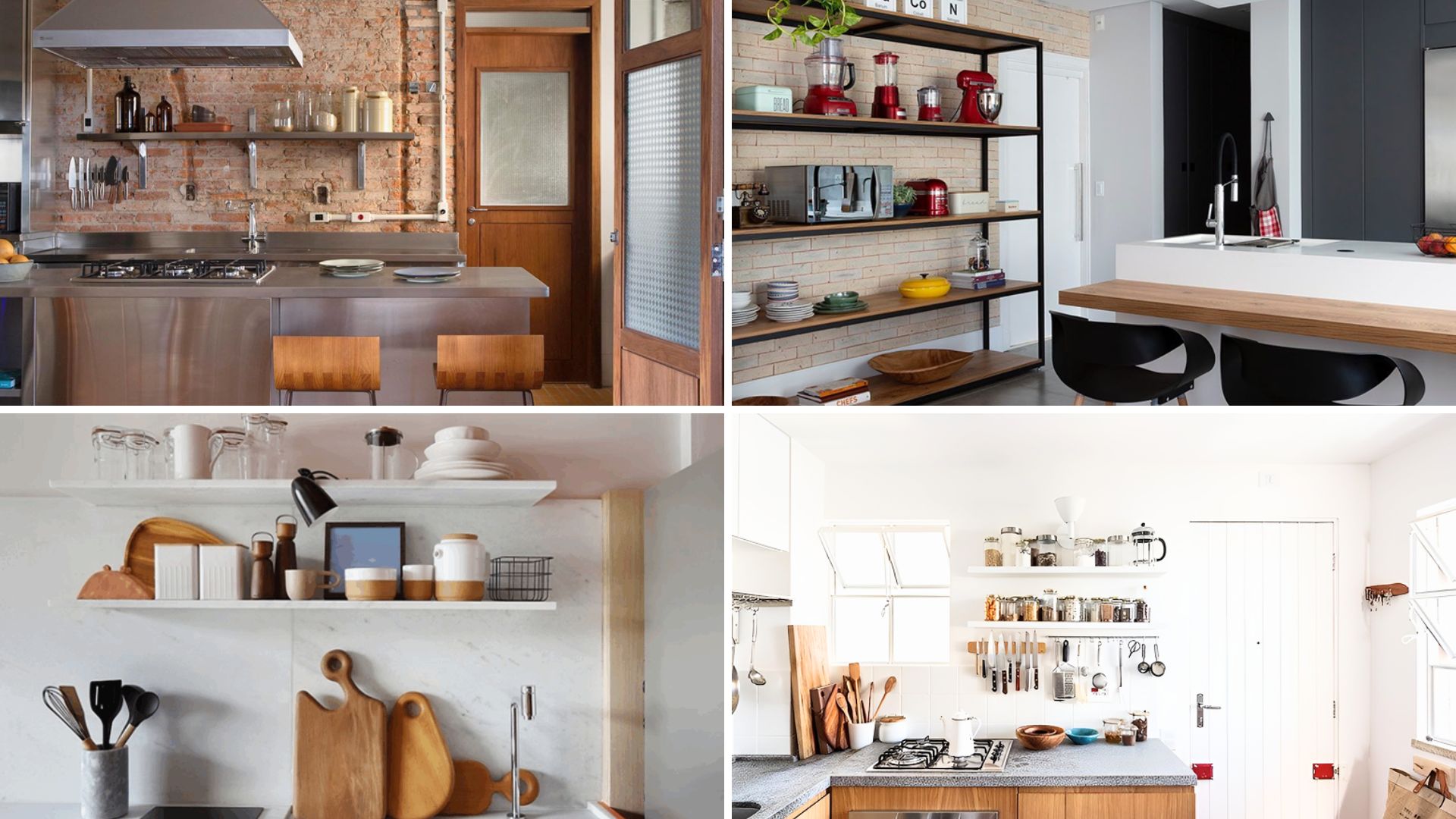 5 Soluções Criativas para Organizar Cozinhas Sem Armários