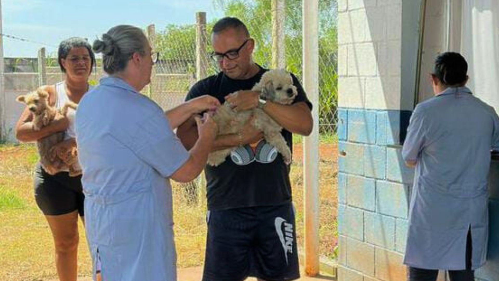 Vigilância em Zoonoses de Sumaré realiza vacinação antirrábica para cães e gatos