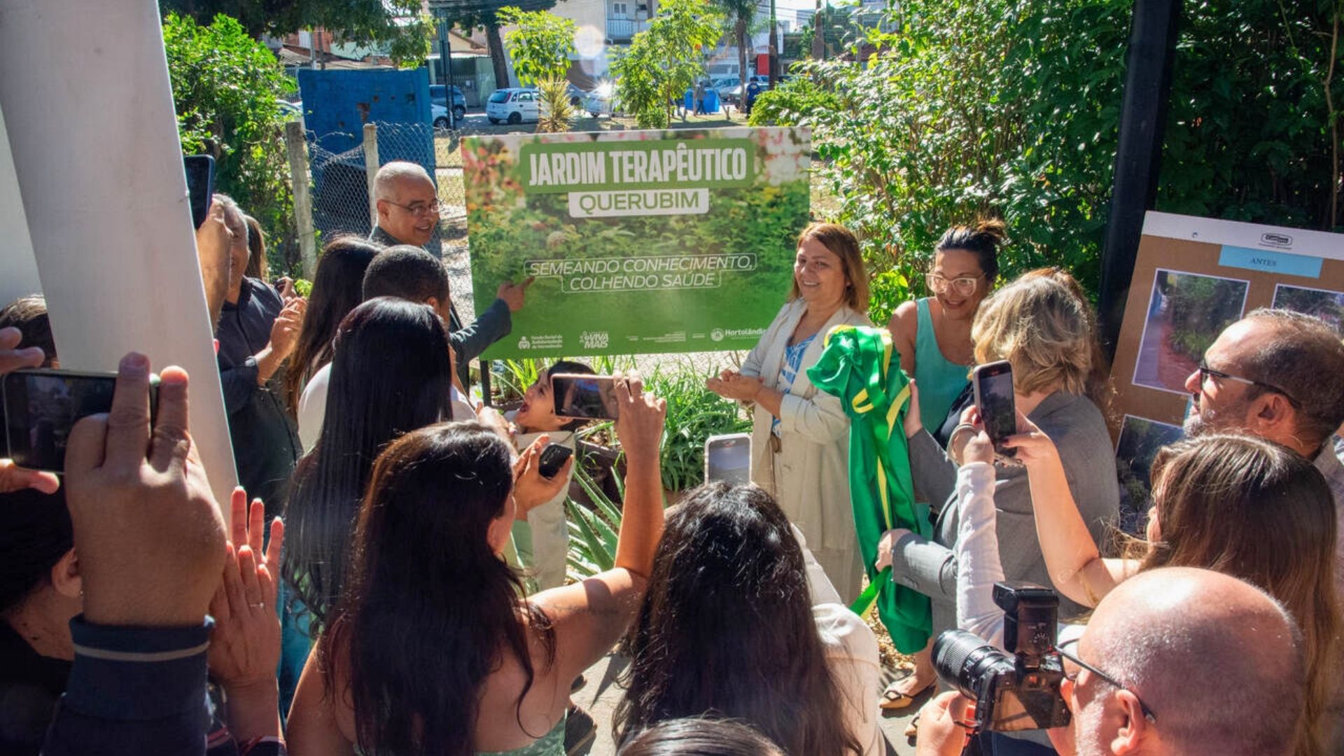 Hortolândia inaugura Jardim Terapêutico Querubim com plantas medicinais para a população