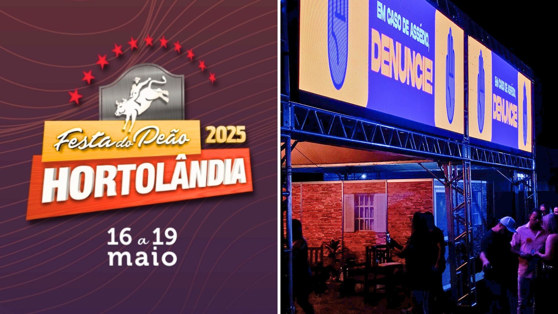 Prefeitura de Hortolândia lança campanha contra assédio na Festa do Peão 2025