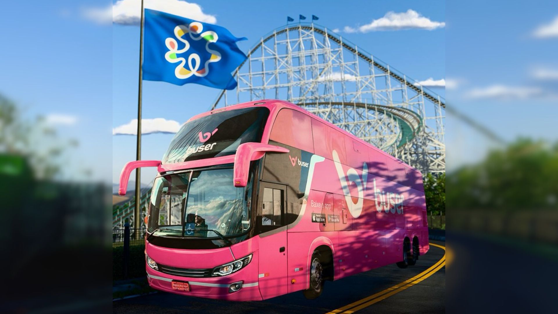 Buser lança viagens diretas de São Paulo ao Hopi Hari por R$24,90 aos fins de semana