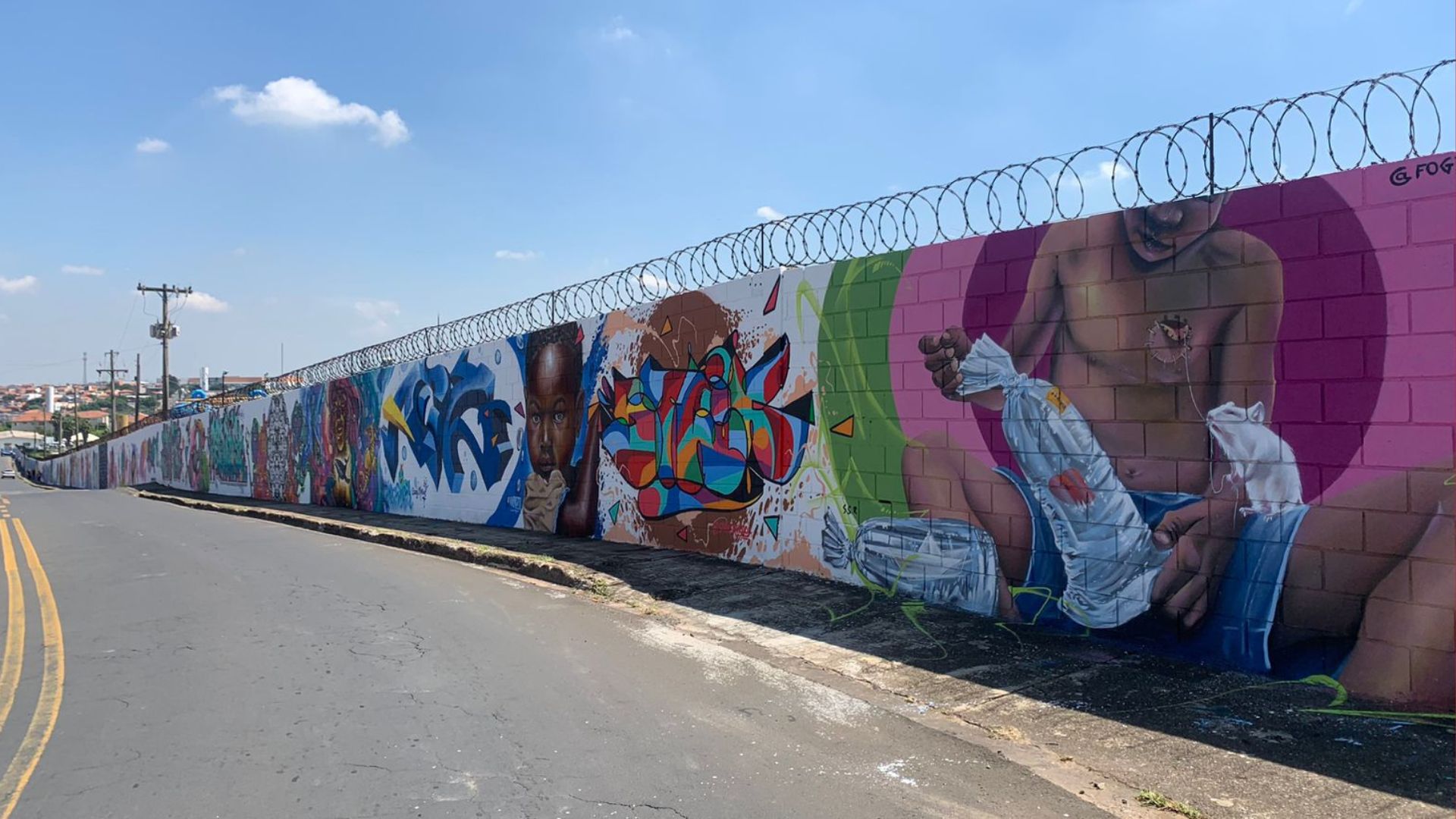 Galeria Urbana Festival em Hortolândia sorteia murais de graffiti para moradores