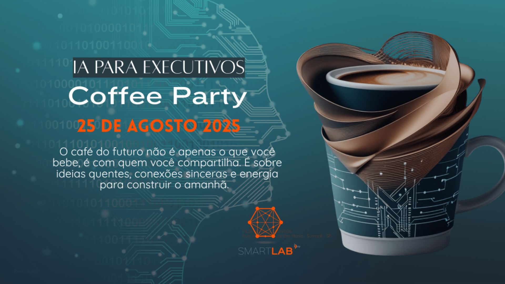 Sumaré recebe Coffee Party IA para Executivos no Fildi Hotel em 25 de agosto
