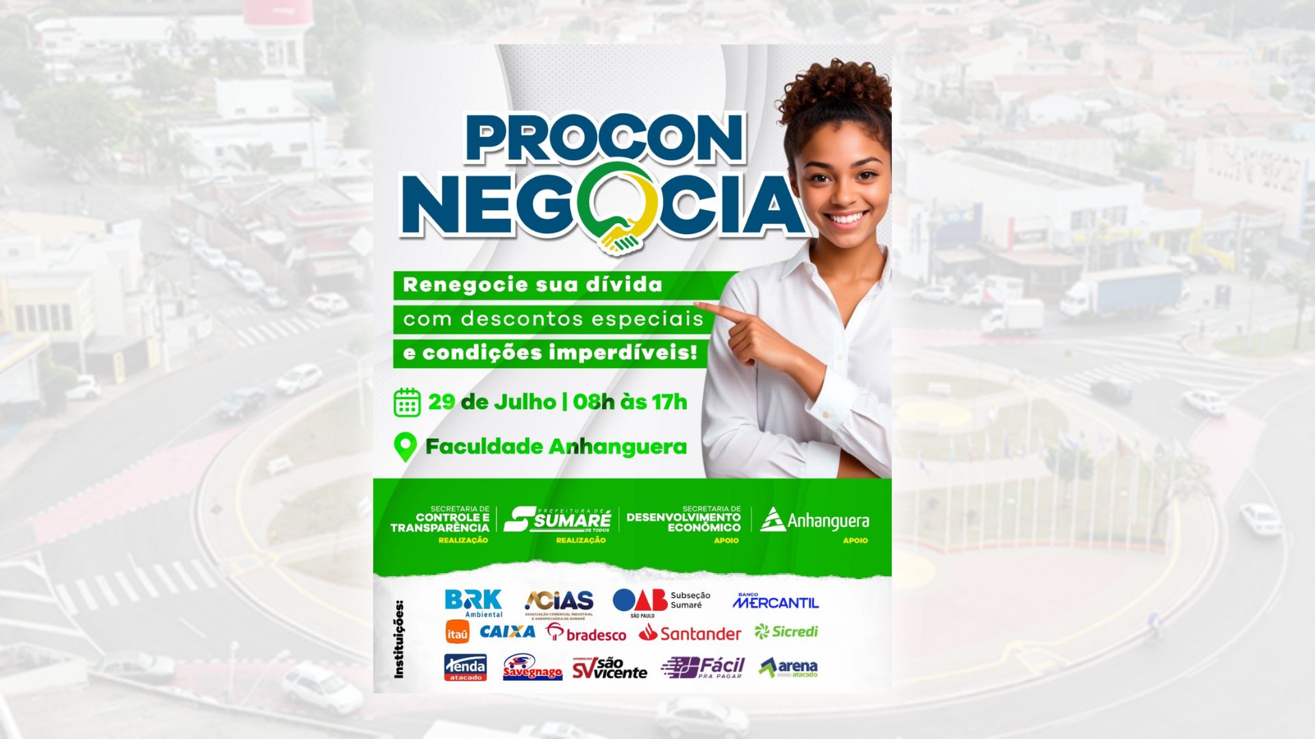 Procon Negocia facilita renegociação de dívidas com descontos especiais em Sumaré
