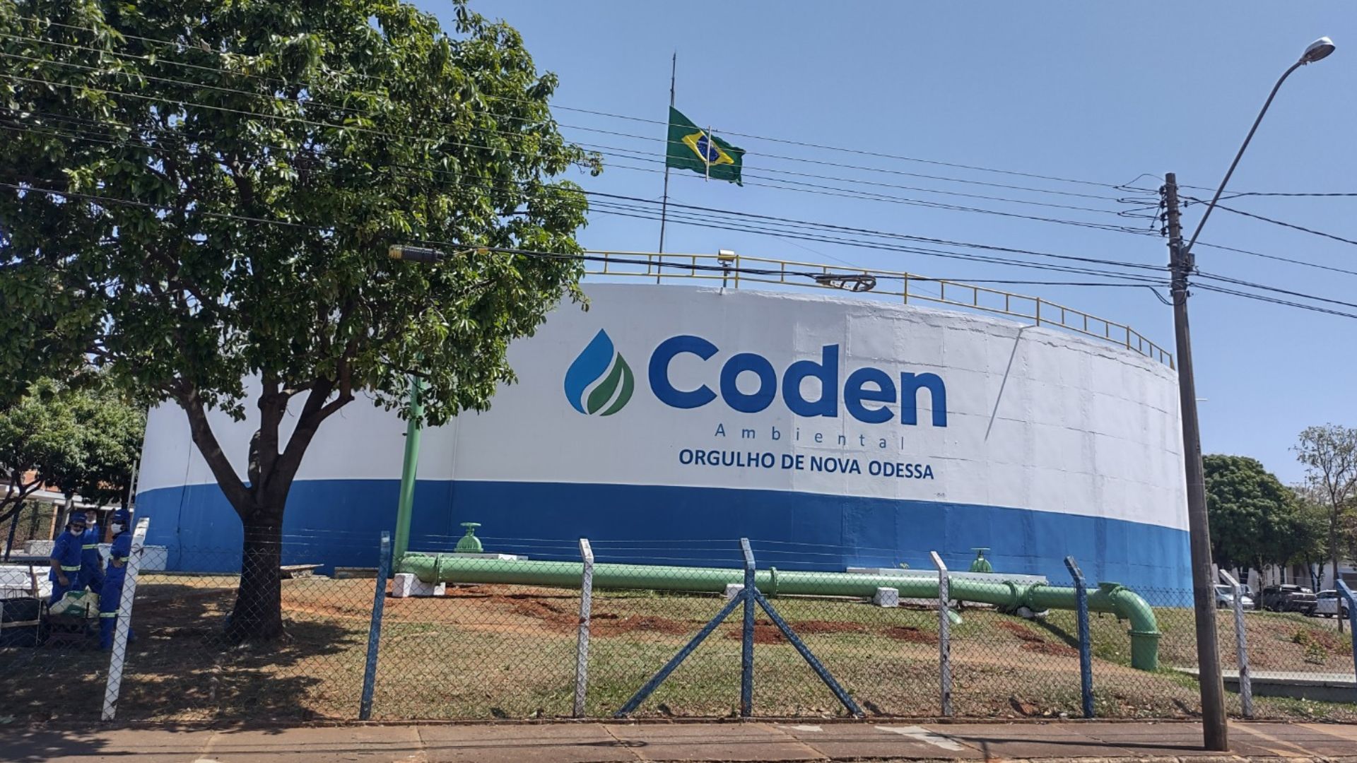 Coden Ambiental conclui limpeza do maior reservatório de água de Nova Odessa