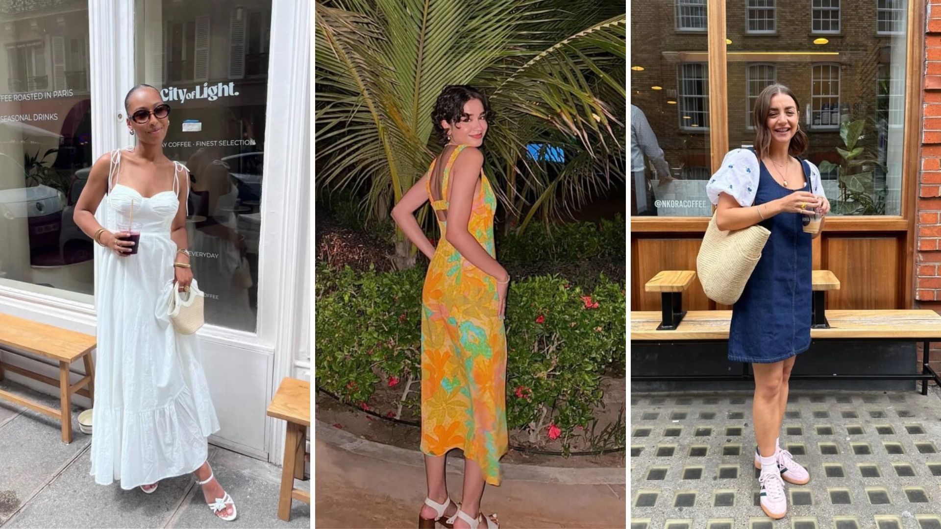 Três modelos de vestido feminino considerados curingas para o guarda-roupa